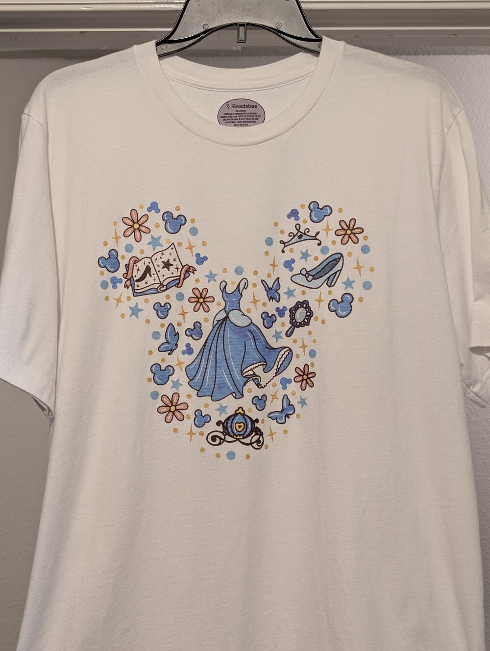 Cinderella Walt Disney World Disneyland Mickey Mouse Ears  T-shirt